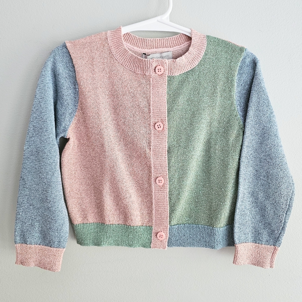 NWT Stella McCartney Kids Lurex Knit Cardigan